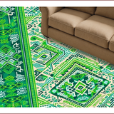 Boho Vintage Low Pile(Green)
