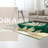 Stylish Minimalist Leafy Print(Green)