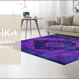Vintage Floral Overlay Artistry(Purple)