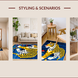 Artful Multicolor Ethnic(Blue)