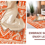 Chic Earthy Toned Swirl Aesthetics(Orange)