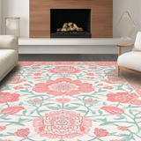 Vibrant Ogee Coral Motif(Pink)