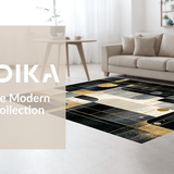 Artful Modern Tiled Arrangement(Black)