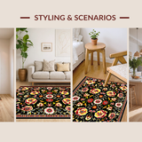 Contemporary Bold Floral Palette(Black)