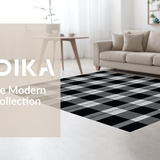 Stylish Minimalist Patterned Floor(Black)