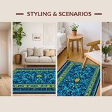 Eclectic Colorful Ethereal Swirls(Blue)