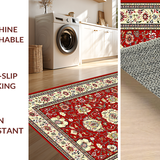 Rustic Red Geometric Composition(Red)