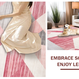 Chic Blush Geometric Fusion(Pink)
