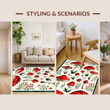 Artful Rustic Botanical Composition(Red)