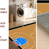 Sporty Vibrant Basketball Motif(Beige)