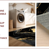 Geometric Black Gold Elegance(Black)