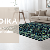 Timeless Floral Medallion Aesthetic(Blue)