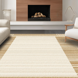 Modern Light Brown Striped Look(Beige)