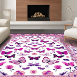 Artful Modern Butterfly Silhouette(Pink)