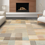 Artful Rustic Geometric Appeal(Beige)