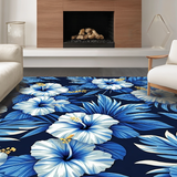 Stylish Tropical Print Accent(Blue)