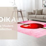 Striking Contemporary Graphic Display(Pink)