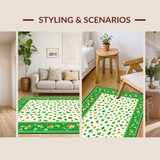 Luxurious Clover Print Elegance(Green)