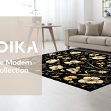 Rustic Floral Charm with Contrast(Gold)