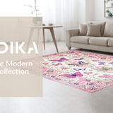 Rustic Charm with Butterfly Motif(White)