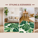 Elegant Tropical Flora Visual(Green)