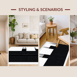 Elegant Textured Symmetrical Design(Black)