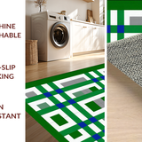 Trendy Minimalist Green Checker Theme(Green)