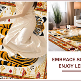 Vintage Ethnic Tiger Motif(Orange)