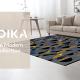 Mid century Monochrome Arch Motif(Gray)