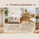 Artful Rustic Abstract Design(Ivory)