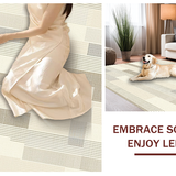 Modern Rustic Horizontal Stripes(Beige)