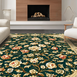 Stylish Antique Floral Medallion Theme(Black)