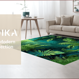 Tropical Floral Textured Elegance(Green)