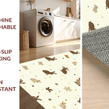 Whimsical Pastel Holiday Motif(Beige)