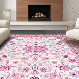 Whimsical Abstract Floral Fusion(White)