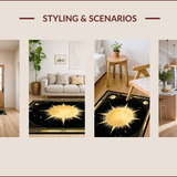 Starry Night Gold Accents Design(Gold)