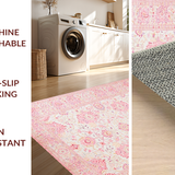 Chic Light Pink Floral Accents(Pink)