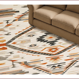 Vintage Southwest Abstract Motif(Beige)
