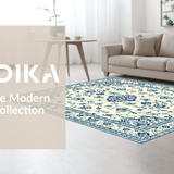 Stylish Floral Diamond Composition(Beige)