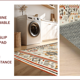 Rustic Tribal Tiled Motif(Beige)