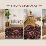 Timeless Monochrome Lattice Design(Red)
