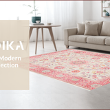 Chic Blush Pink Floral Motif(Pink)