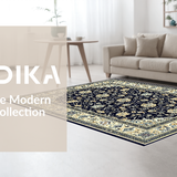 Serene Vintage Floral Atmosphere(Blue)