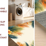 Vibrant Floral Coastal Charm(Beige)