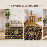 Striking Abstract Aztec Aesthetics(Black)