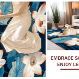Rustic Tropical Print Fusion(Blue)
