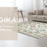 Contemporary Abstract Floral Fusion(Ivory)