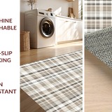 Charming Warm Beige Geometric Touch(Beige)