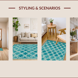 Vibrant Striped Coastal Aesthetic(Blue)