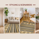 Contemporary Cozy Ogee Design(Beige)